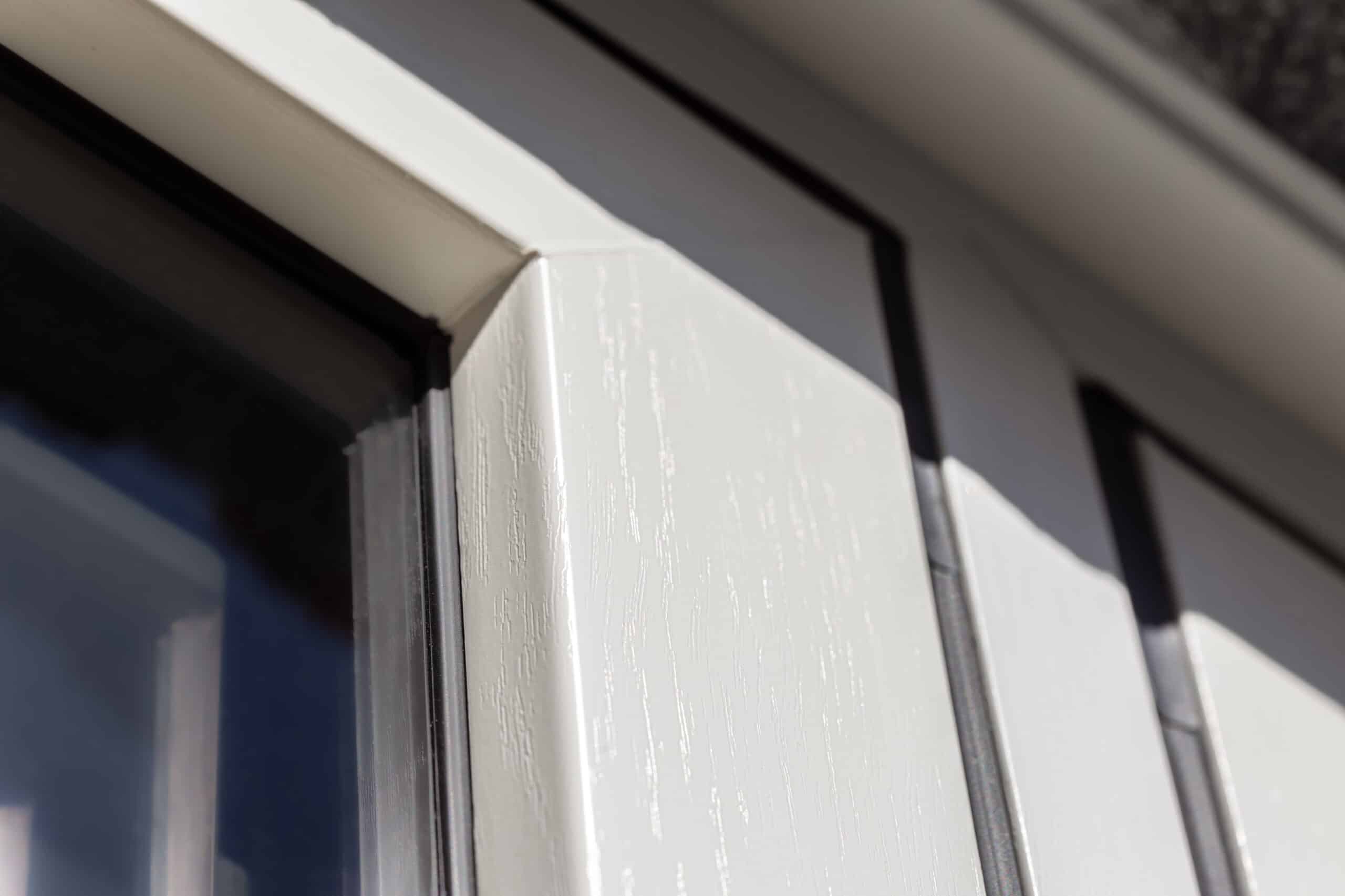 Flush Frame Windows woodgrain texture