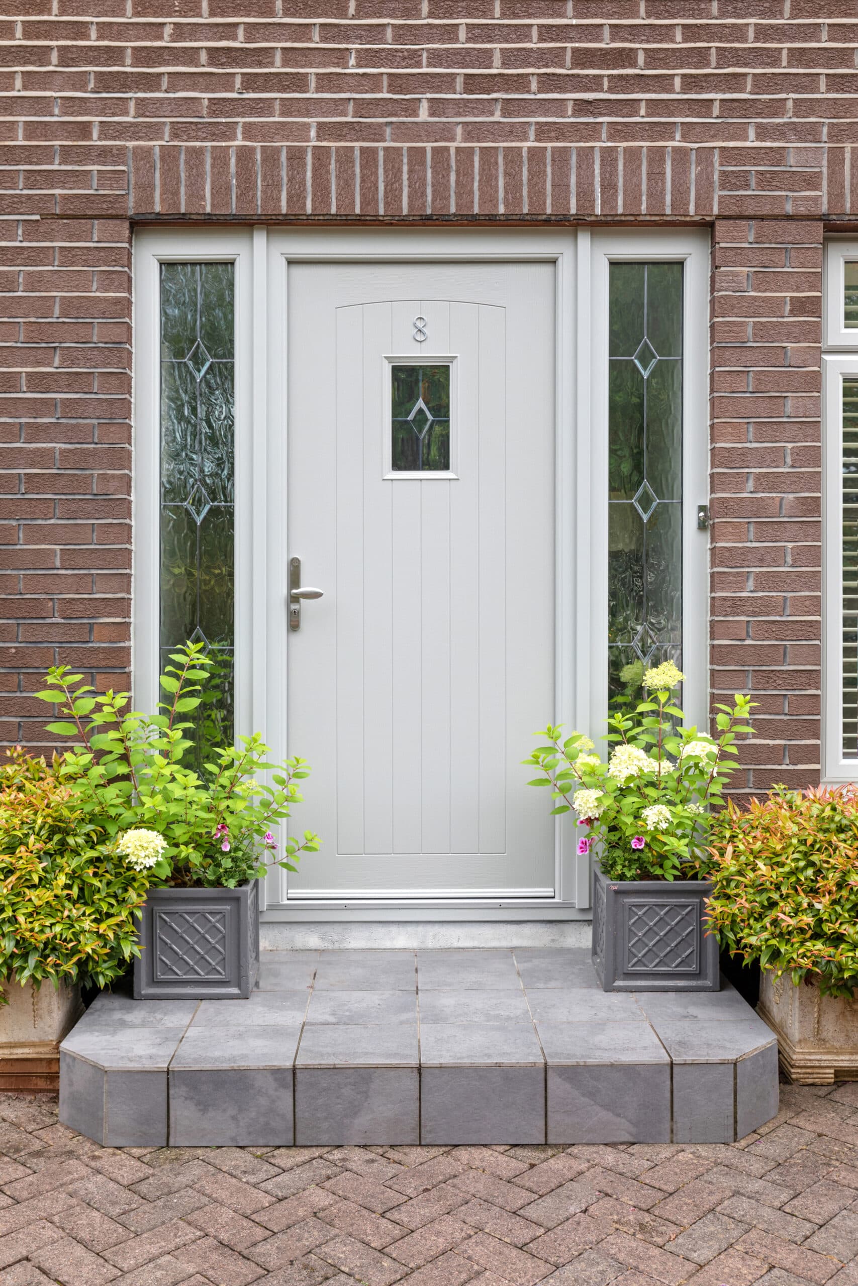 Composite Front Door, Agate Grey