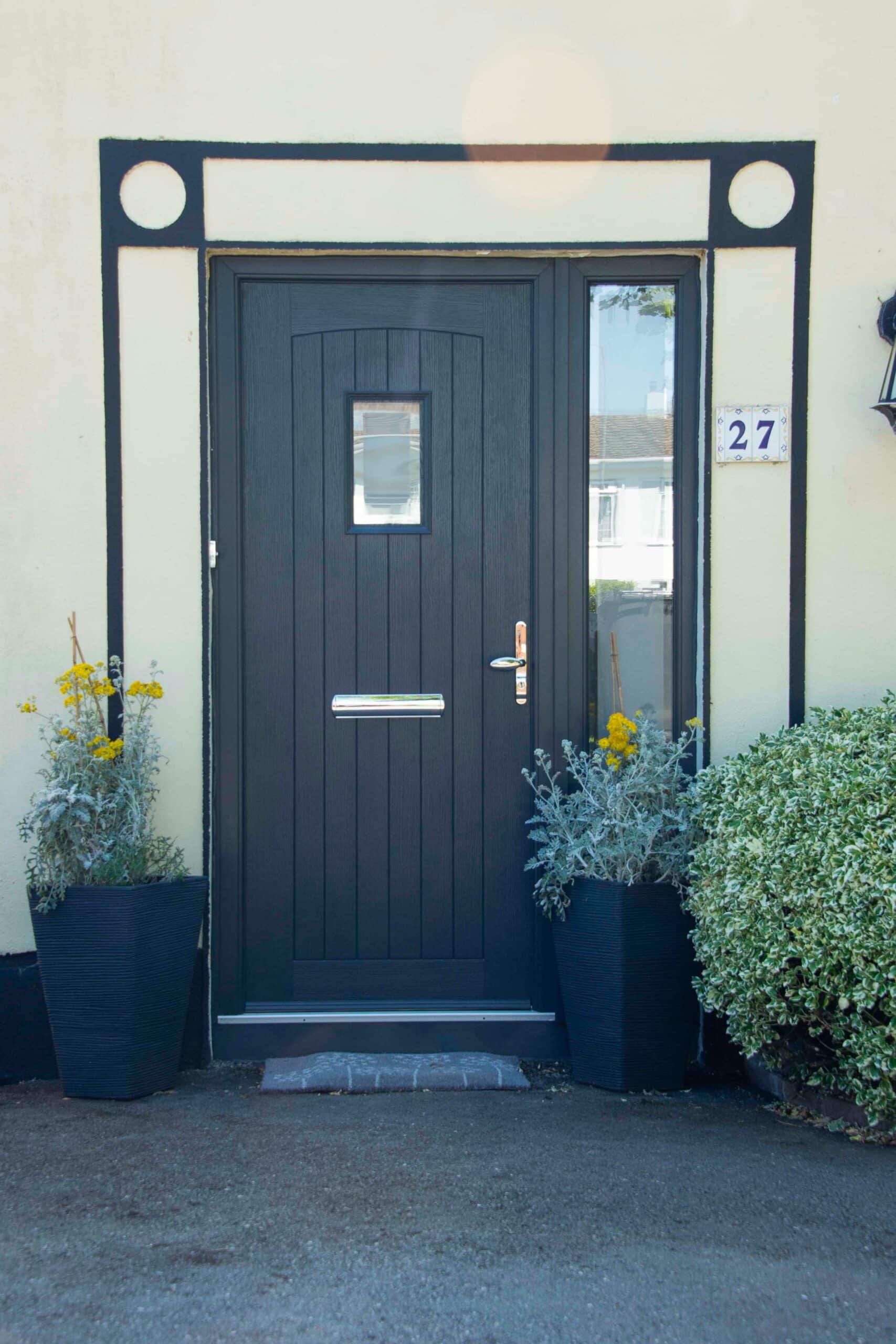 Composite Front Door, Anthracite Grey gallery Composite Front Door, Anthracite Grey