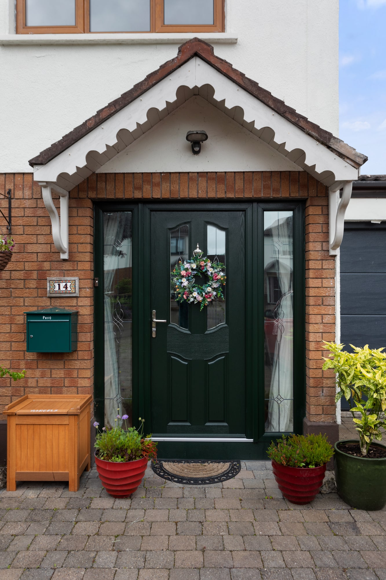 Dark Green Composite Door