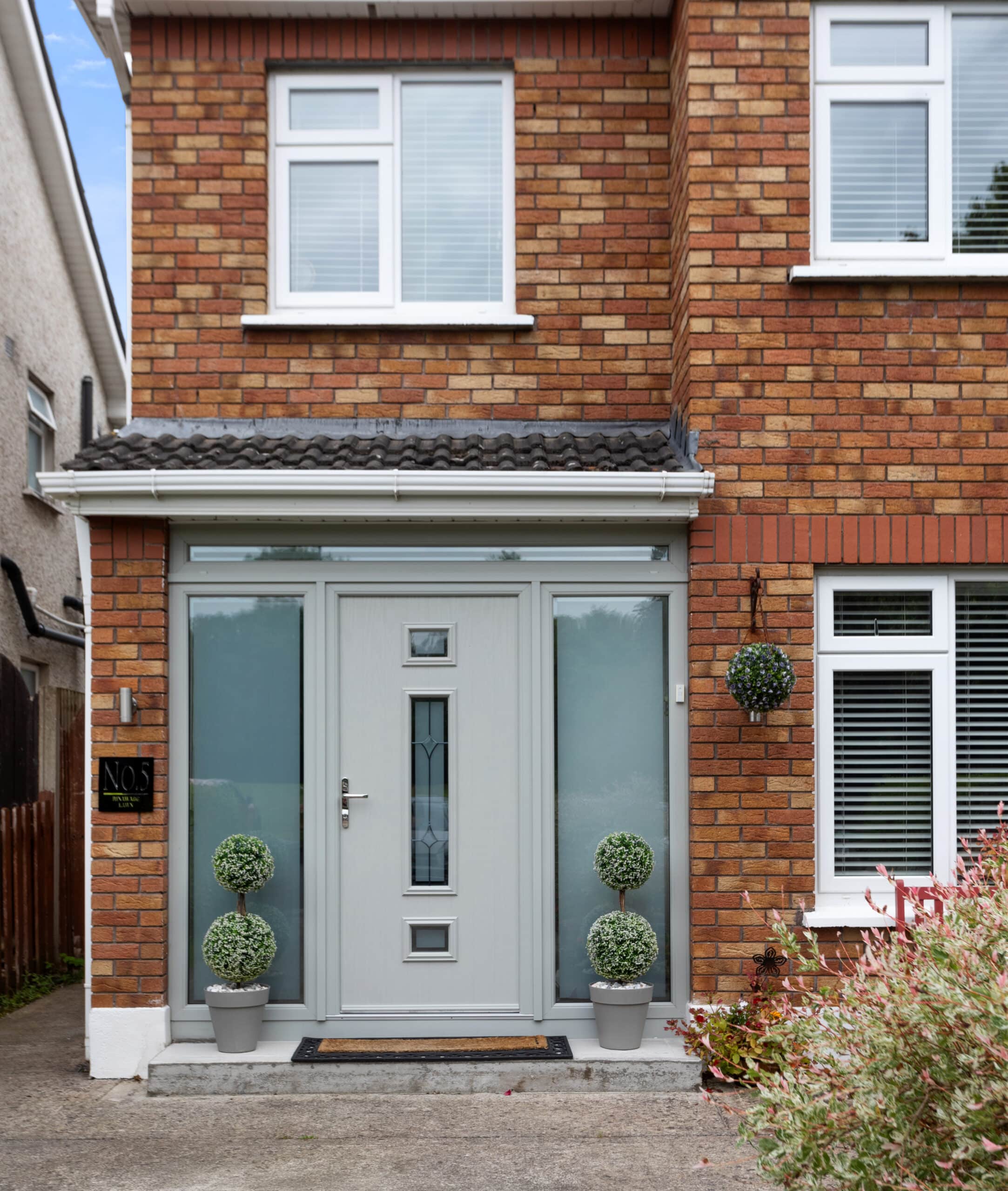 Global Home Improvements composite door in Agate Grey