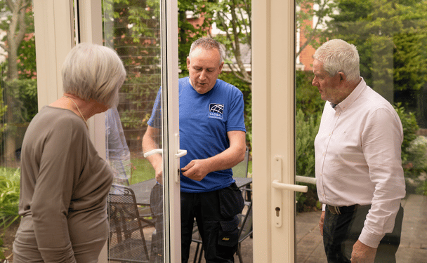 Patio doors security