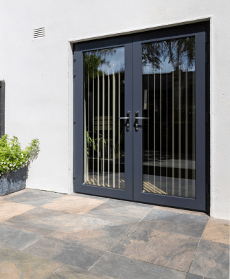 Global French Doors in Anthracite Grey