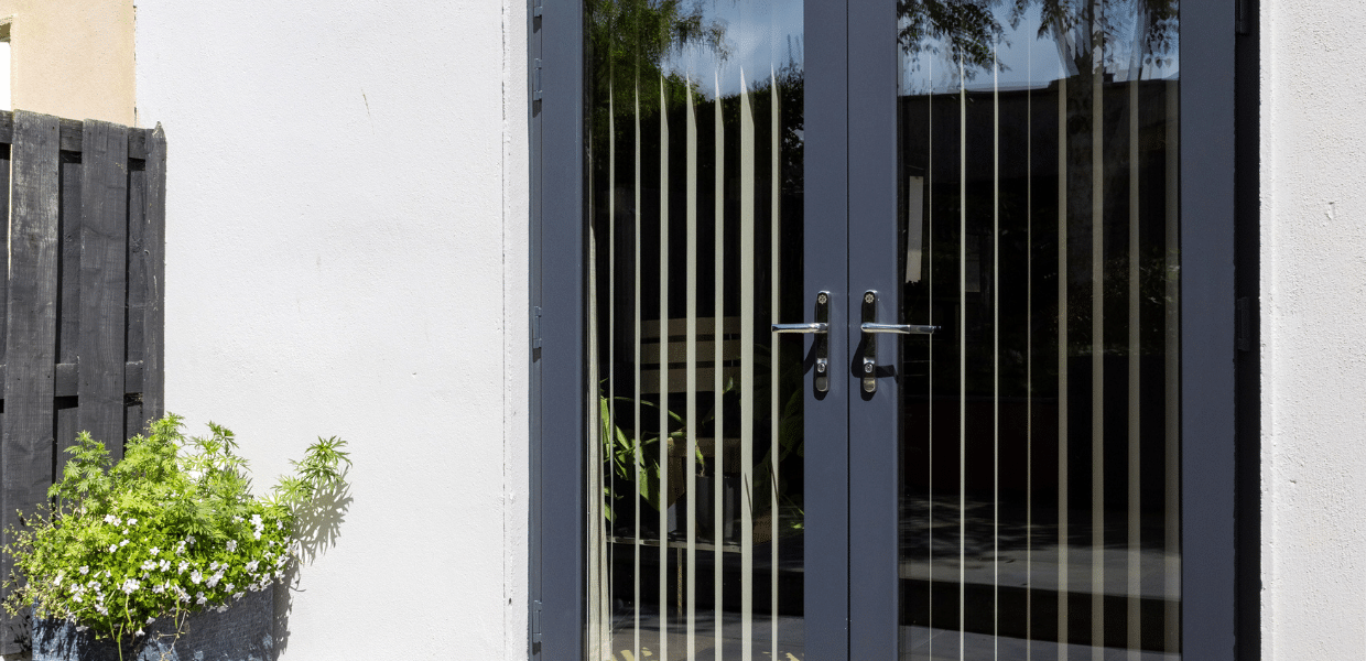 Global French Doors in Anthracite Grey