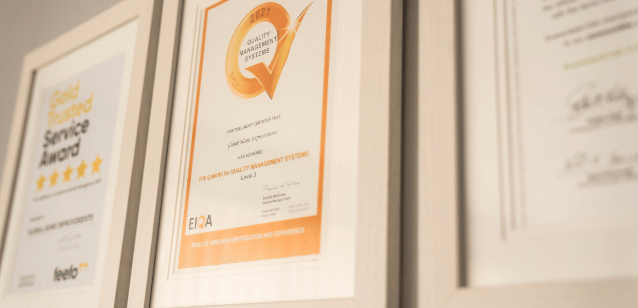 Global Home Improvements Awards and Accreditations