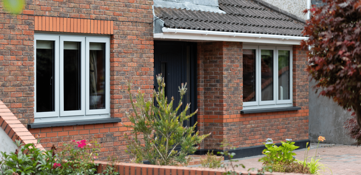 Finesse Frame windows in Agate Grey