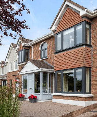 Global Home Imrovements Finesse Frame windows in Anthracite Grey