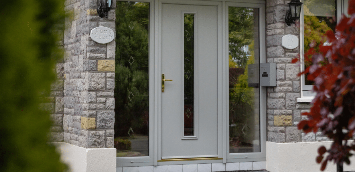 Agate Grey composite front door