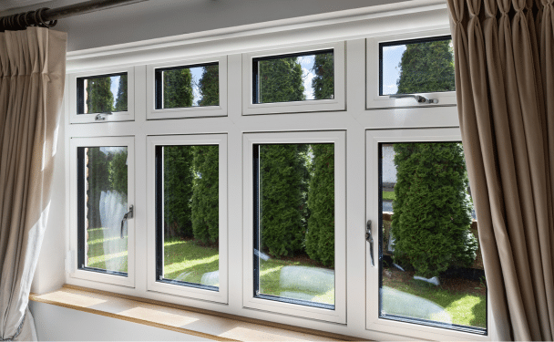 Triple glazed windows