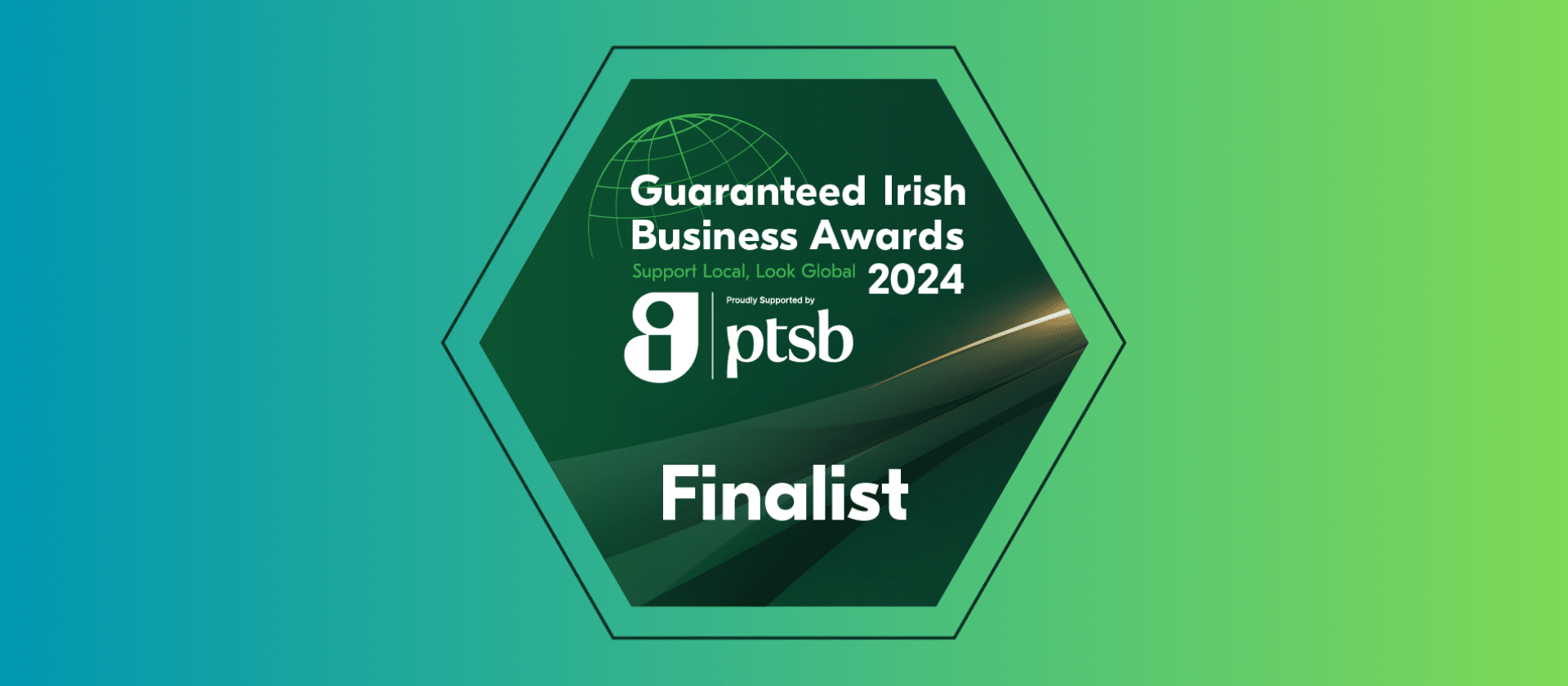 Finalist in Guaranteed Irish Business Awards 2024