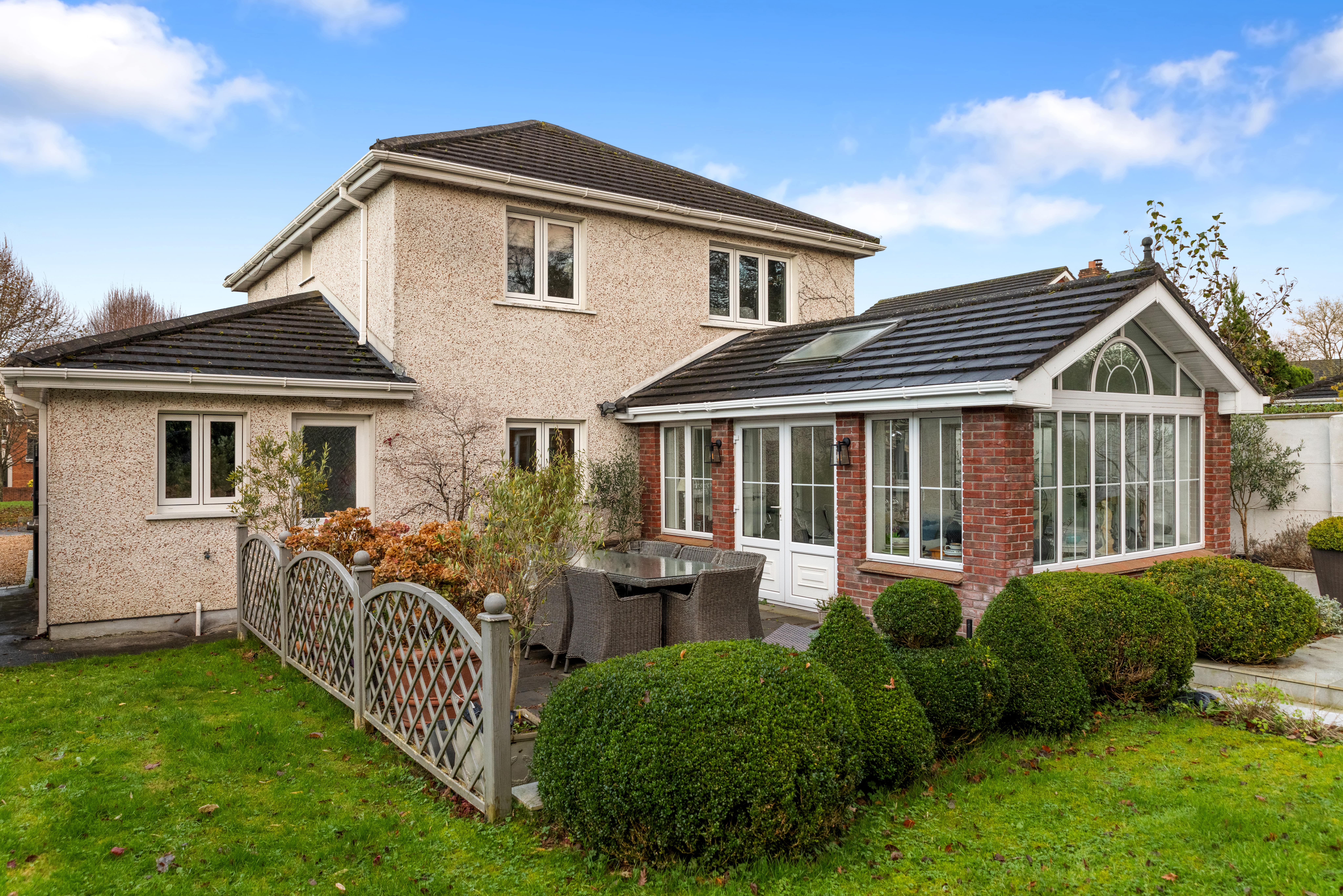 Ratoath home back of house, Flush Frame windows Ratoath home back of house, Flush Frame windows