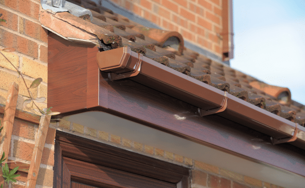 Global Fascia in Rosewood with brown gutter