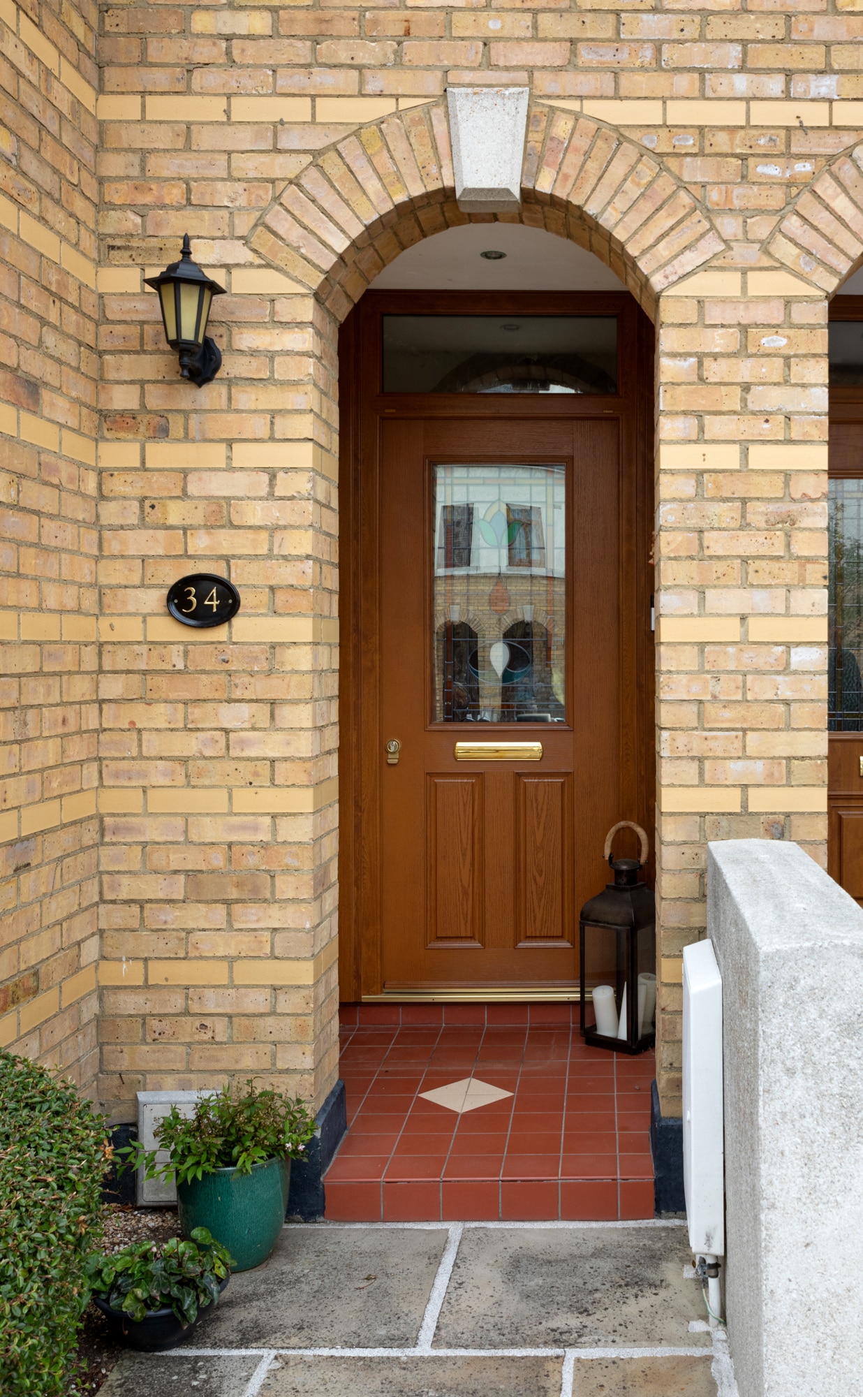 Global Home Improvements Golden Oak Composite Door