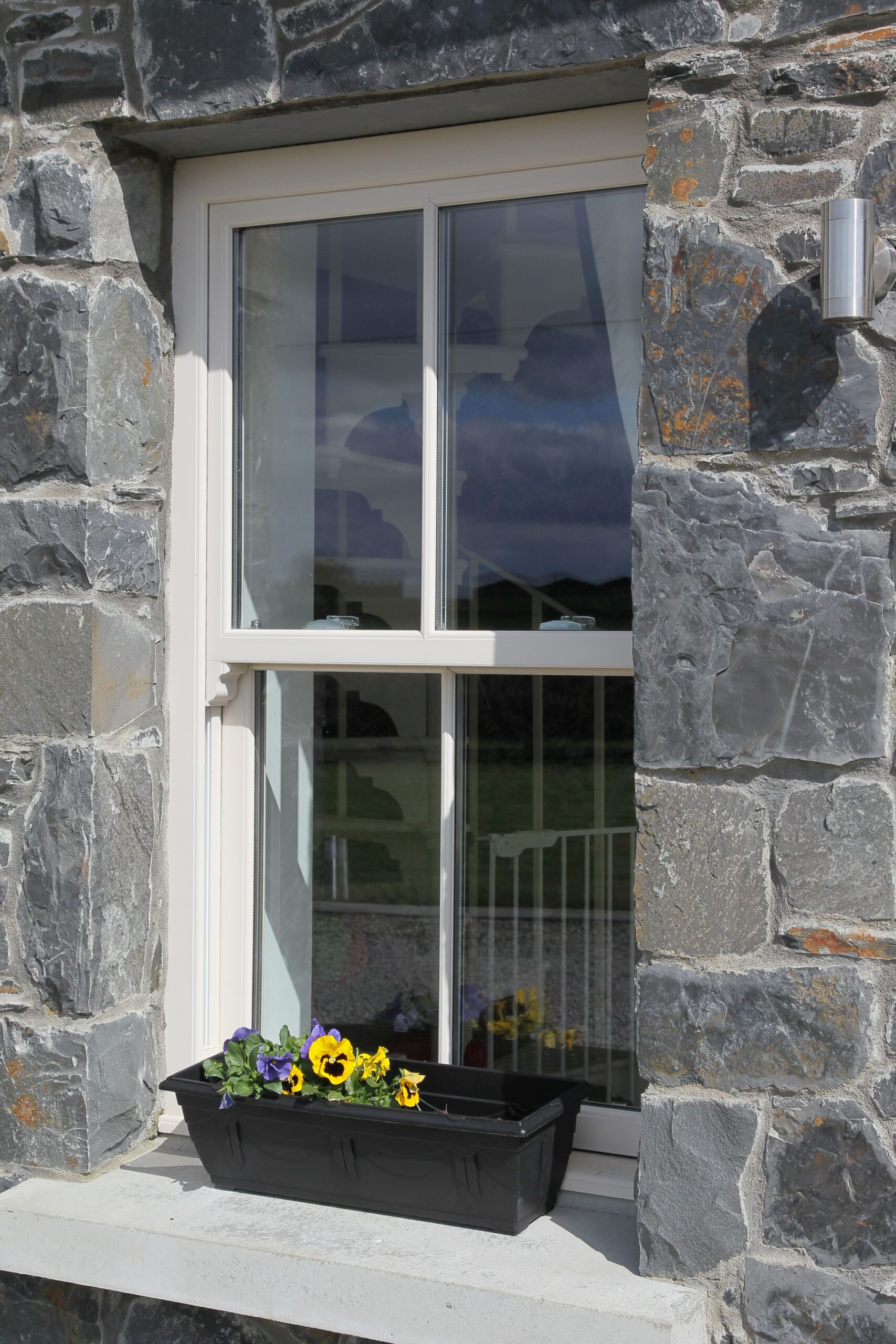 Global Sash windows with single astragal, White