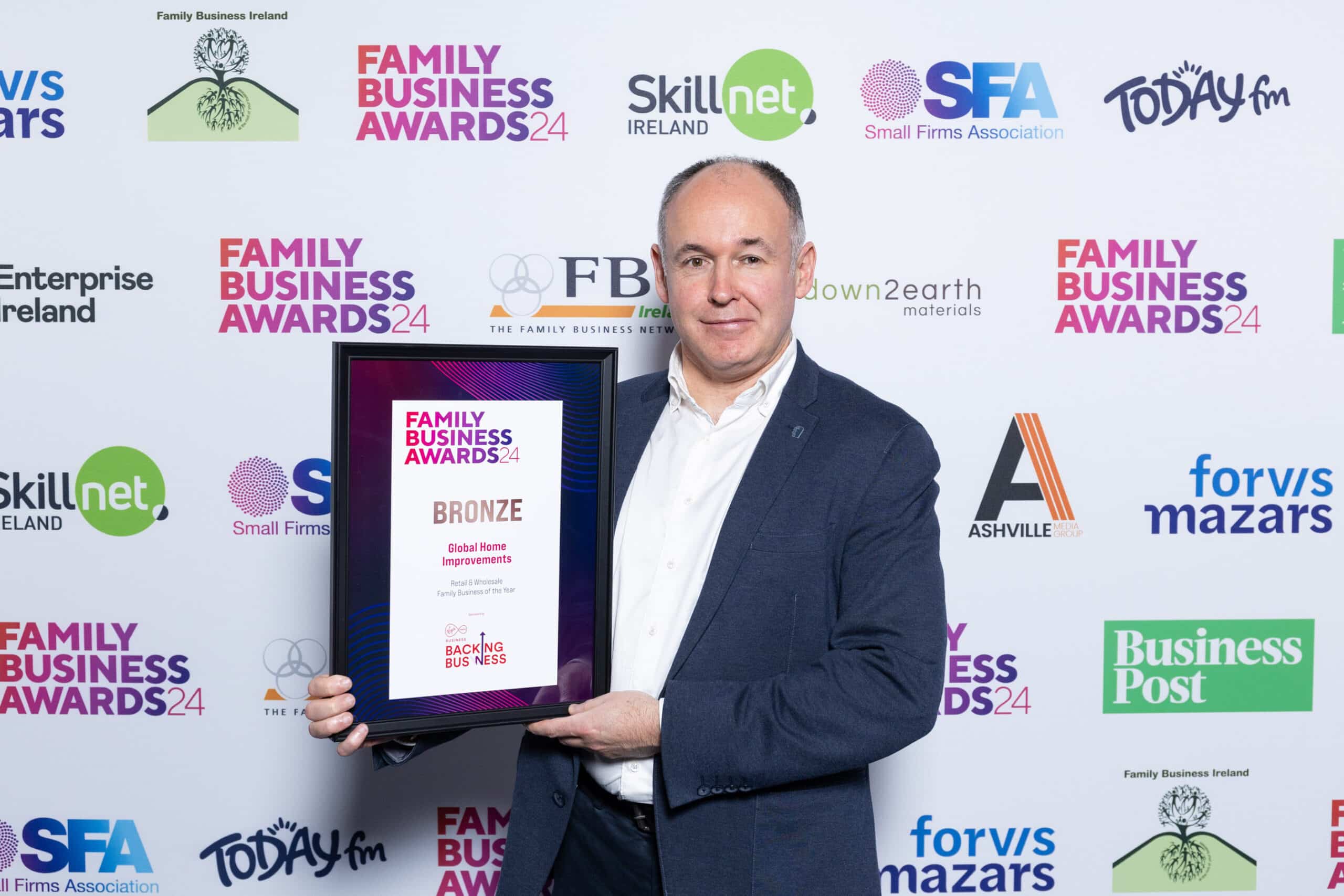 Global wins Bronze Award for Best Retailer and Wholesaler at Family Business Awards 2024