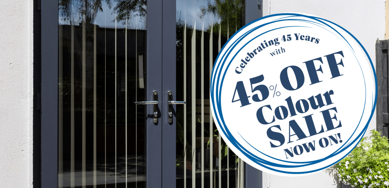 Global 45% OFF Colour SALE on doors now on