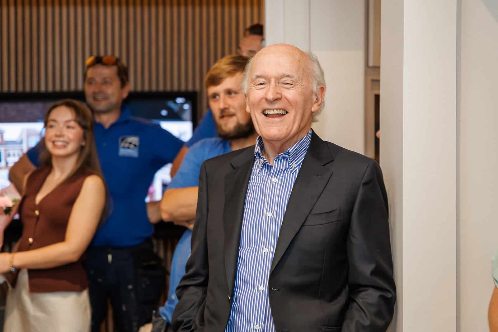 Founder Tom Shevlin enjoying GLOBAL 45th Anniversary Celebrations