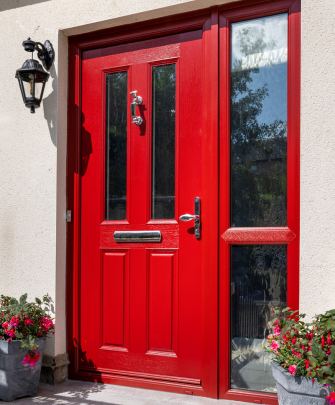 GLOBAL Red Composite Door