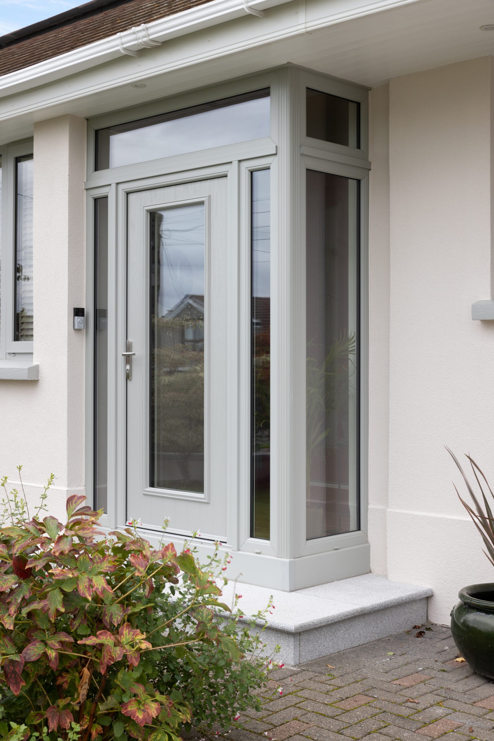 Composite Porch Door, agate grey